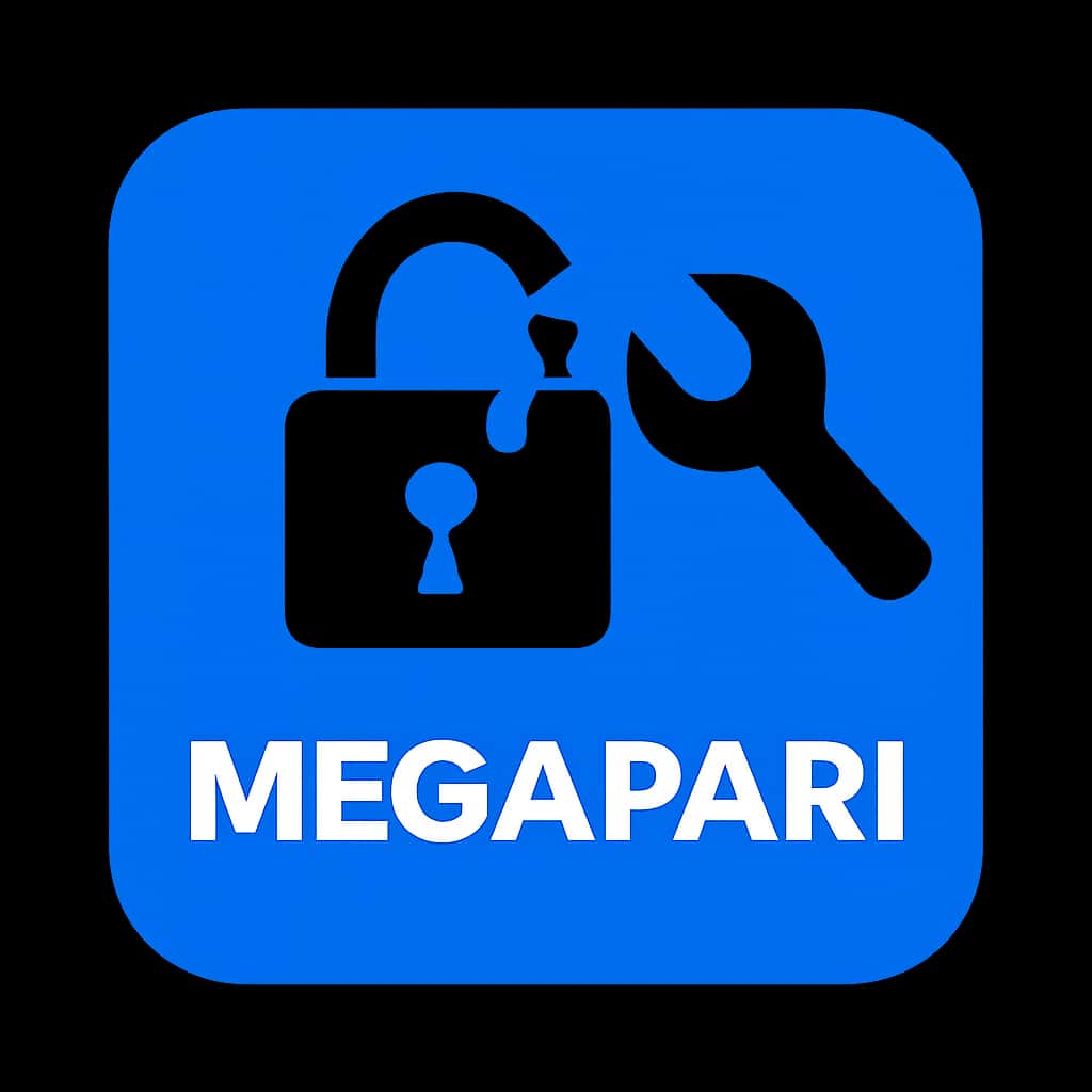 Minimal icon representing Megapari login guide.