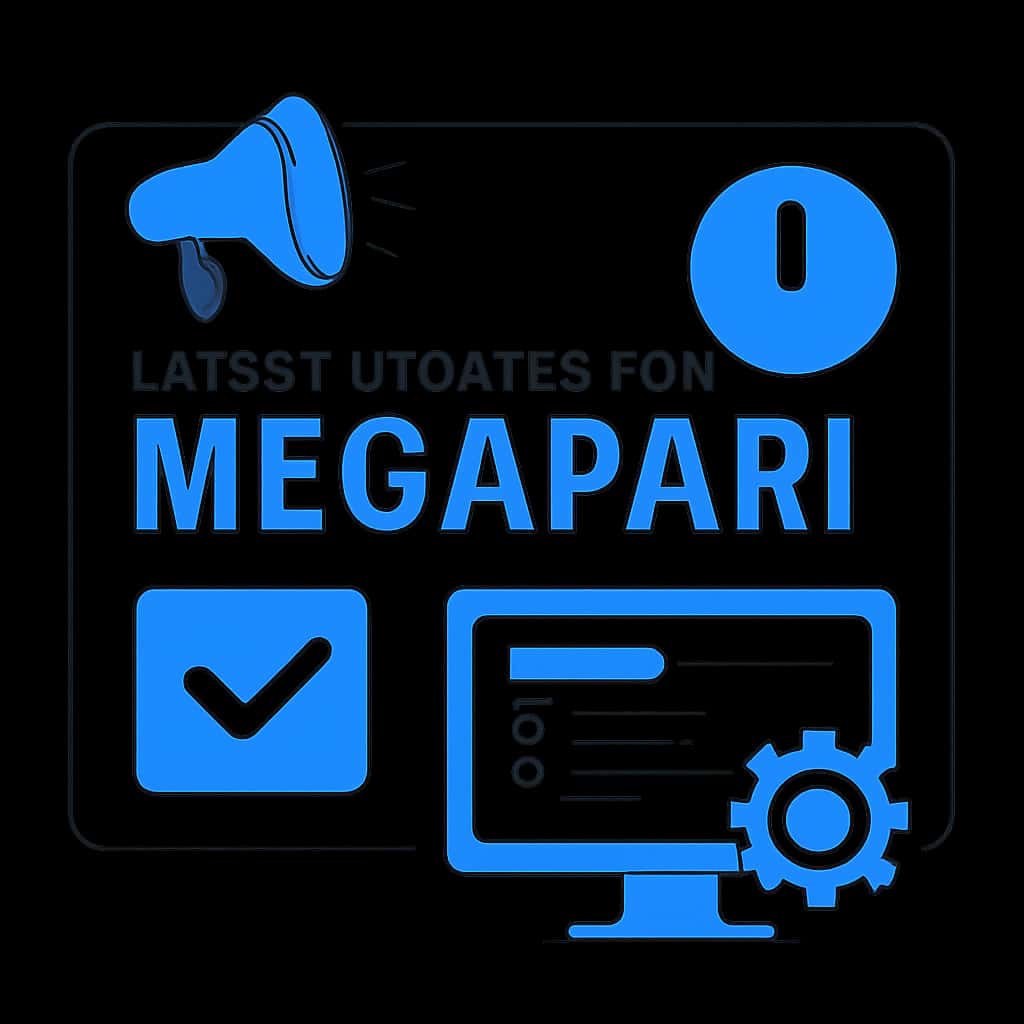 An educational diagram detailing features of Megapari updates.