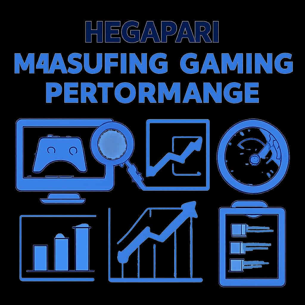 An illustration displaying the key metrics involved in measuring gaming performance for Megapari.
