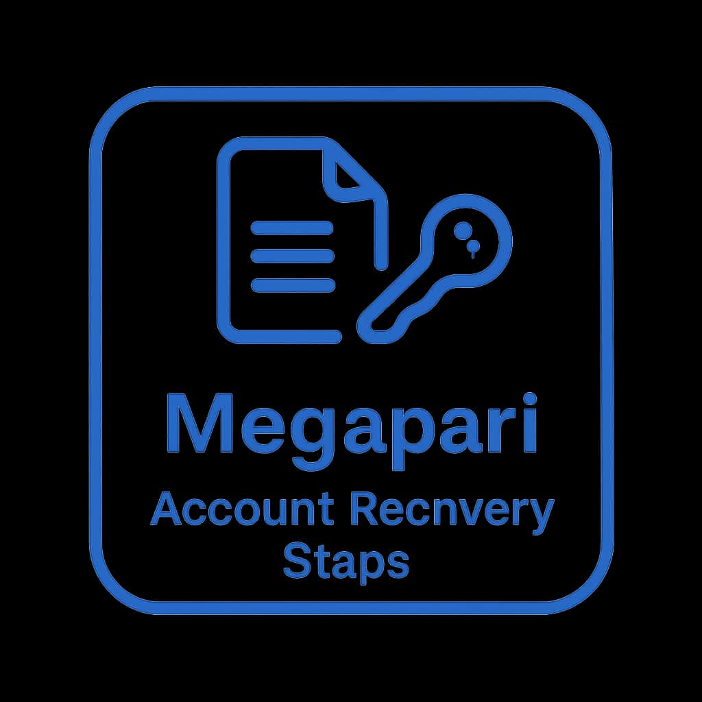 Icon representing Megapari Account Recovery Steps.