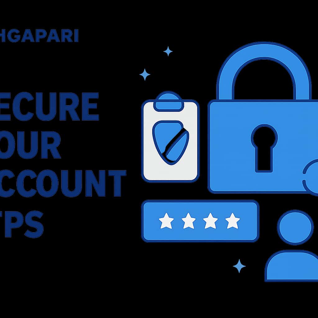An educational diagram illustrating Megapari account security.