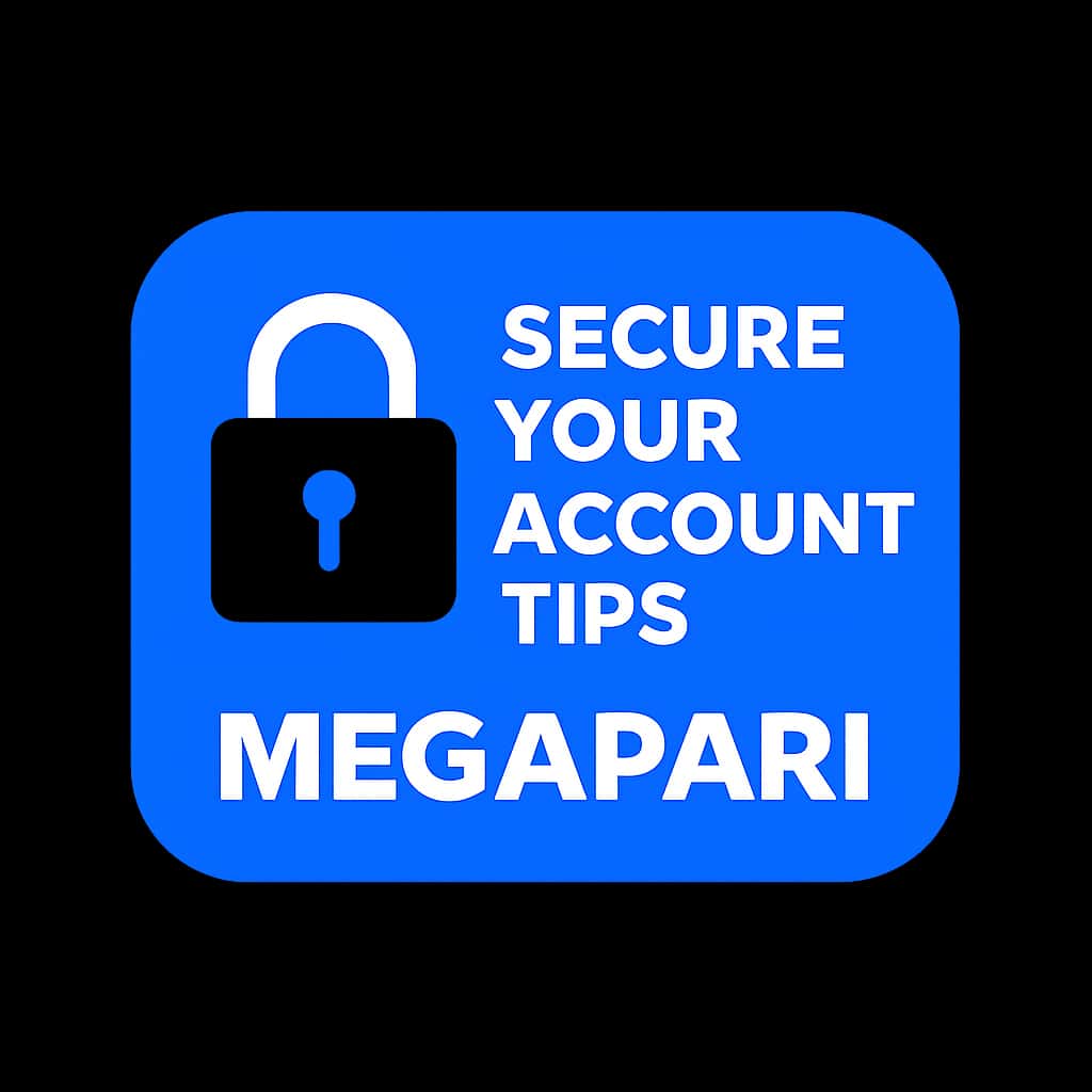 An icon representing account security tips for Megapari.