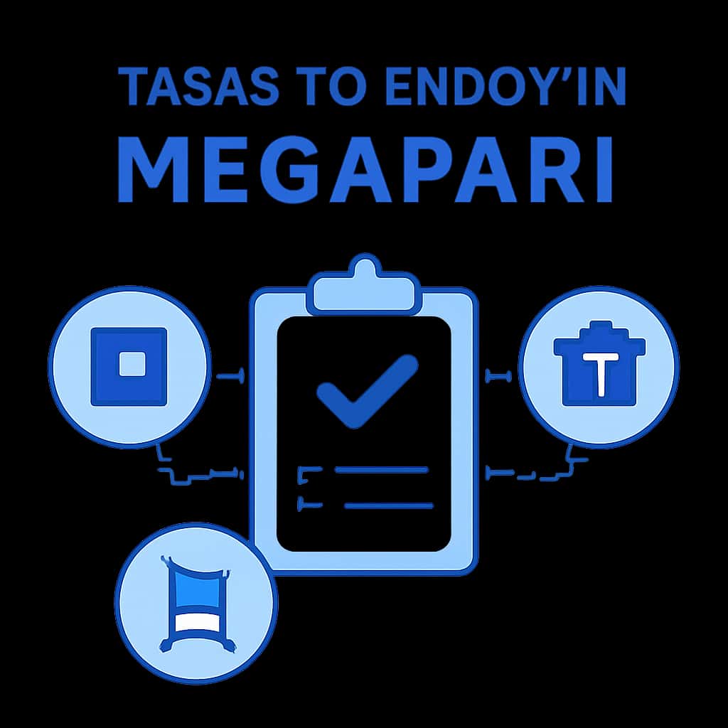 Illustration explaining key tasks in Megapari.